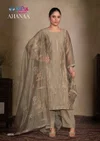 Ahanaa By Vipul Catonic Silk Organza Designer Salwar Suits
